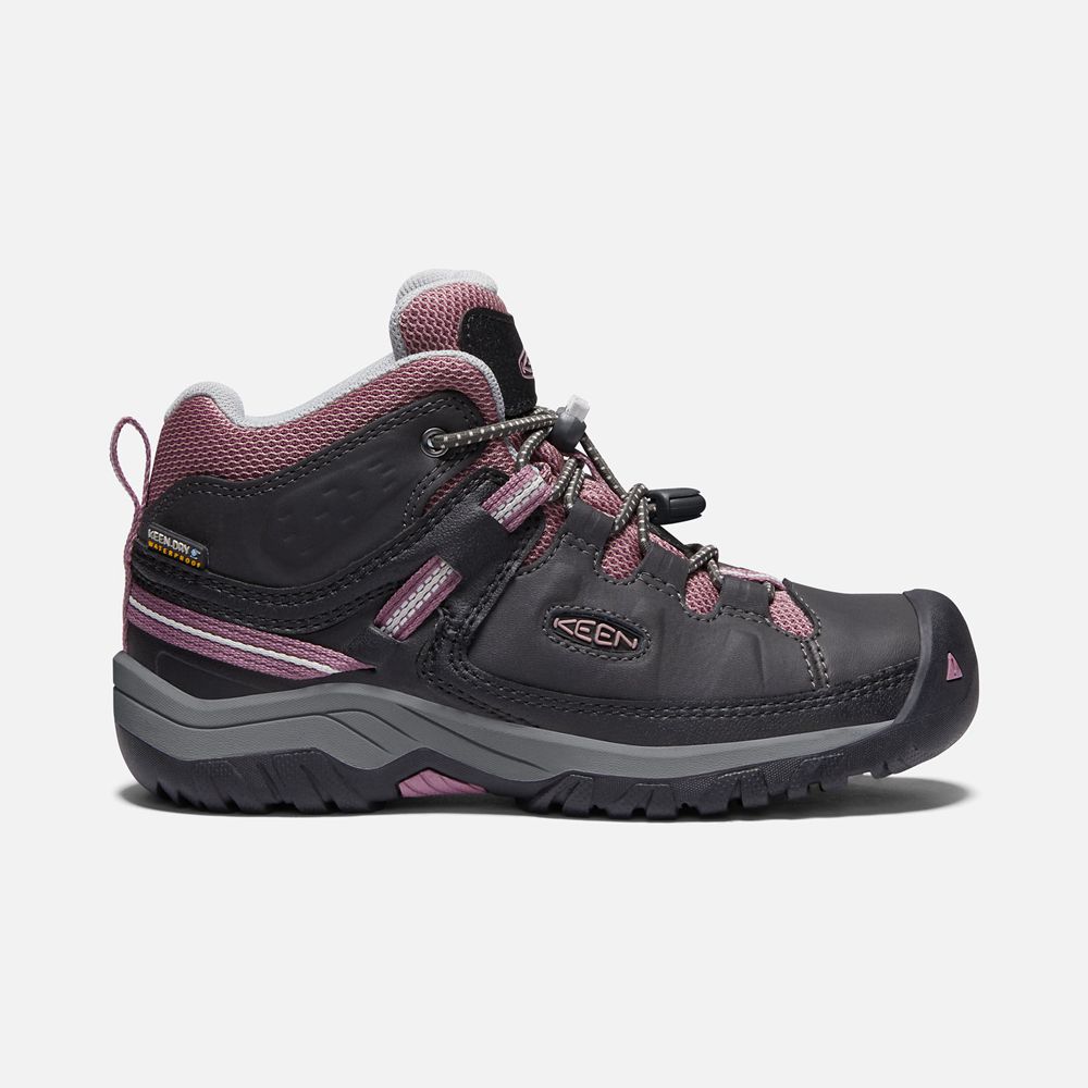 Botas de Seguridad Keen Mexico Negros - Niños Targhee Waterproof - UB9162708